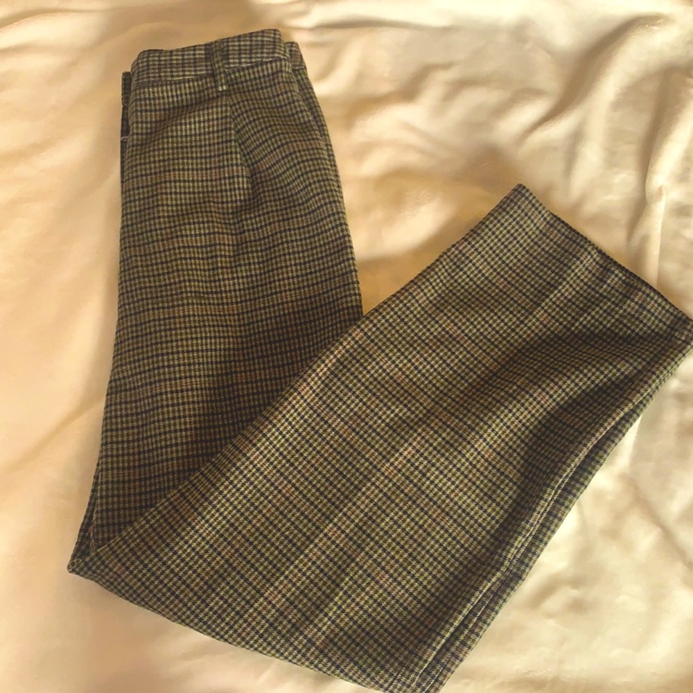 John Gault from Brandy Melville plaid slacks